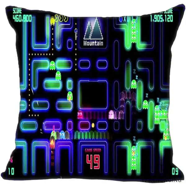 Square Pillowcases Заказная декоративная наволочка Pacman Чемпионат квадратная Наволочка на молнии лучший подарок 35X35,40x40,45x45 см(одна сторона) 180516-04 - Цвет: Square Pillowcases