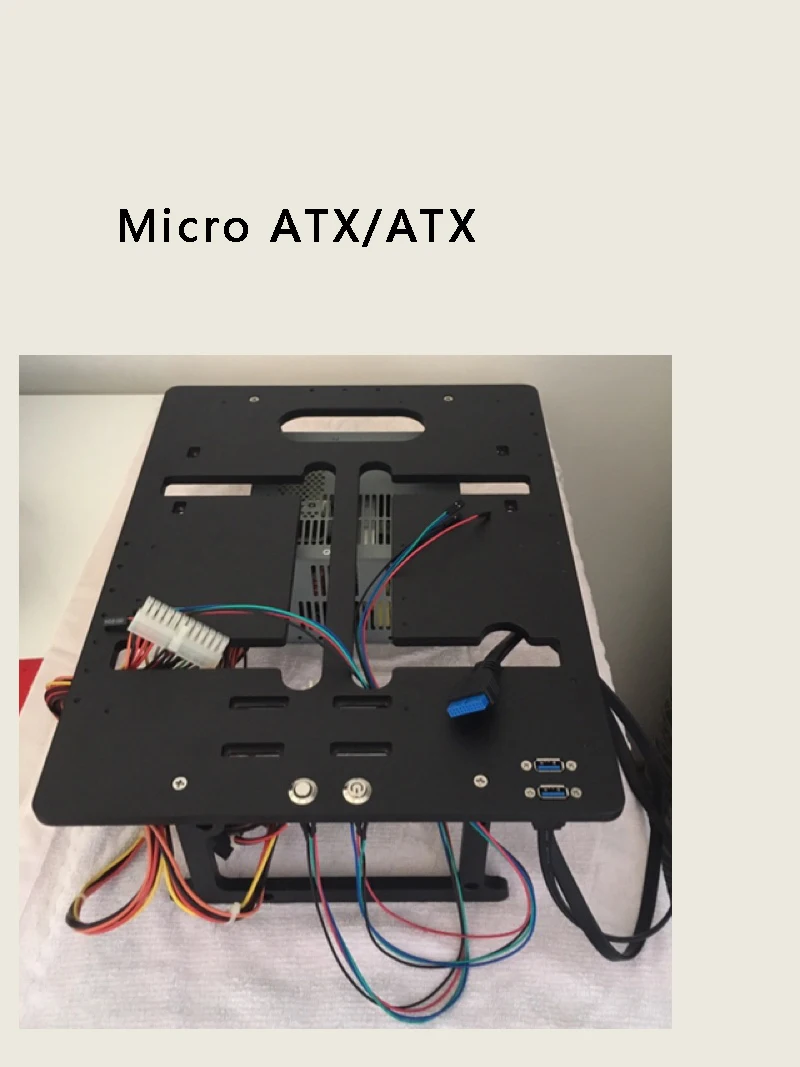 Скамья для тестирования ПК A4 Mini ITX MATX ATX открытая рама чехол с вентилятором