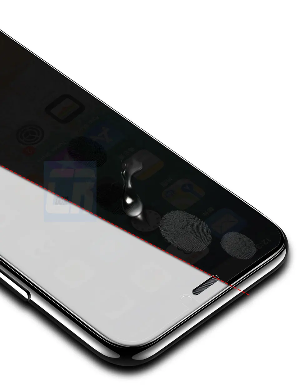 Saving Personal Anti-spy Tempered Glass for iPhone 11 Pro X XR XS MAX Privacy Screen Protector Film for iPhone 8 7 6 6S Plus