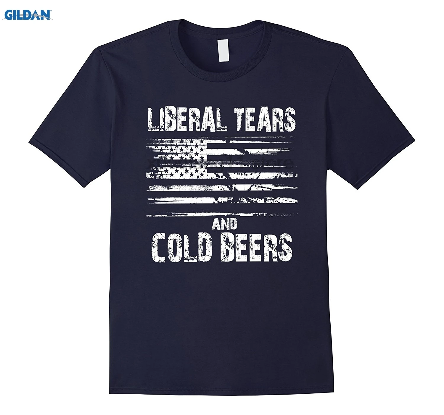 GILDAN Liberal Tears and Cold Beers-Смешная Военная футболка | Мужская одежда