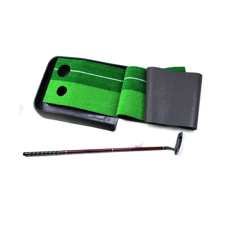 

CRESTGOLF Indoor Golf Putter Trainer Practise Set Golf Putting Training Mat with Plastic Base --2 Sizes Available