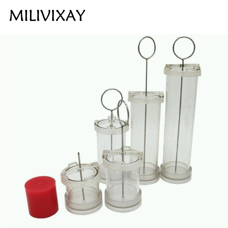 MILIVIXAY 4/6/8/10 см Диаметр 4 см DIY цилиндр Цилиндрическая Свеча ручной работы аксессуары церкви изготовление воска для свечи прессформы