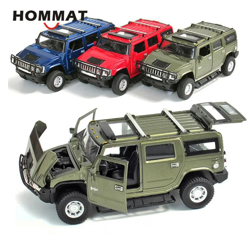 HOMMAT имитация 1:32 Hummer H2 внедорожный внедорожник литая модель игрушечного