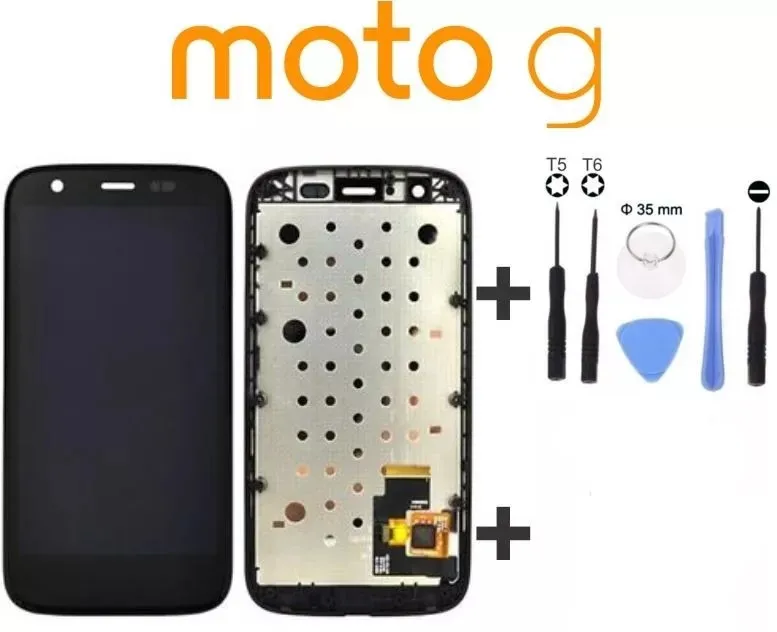 ЖК дисплей с сенсорным экраном и дигитайзером в сборе для motorola For Moto G XT1032 XT1033 100%