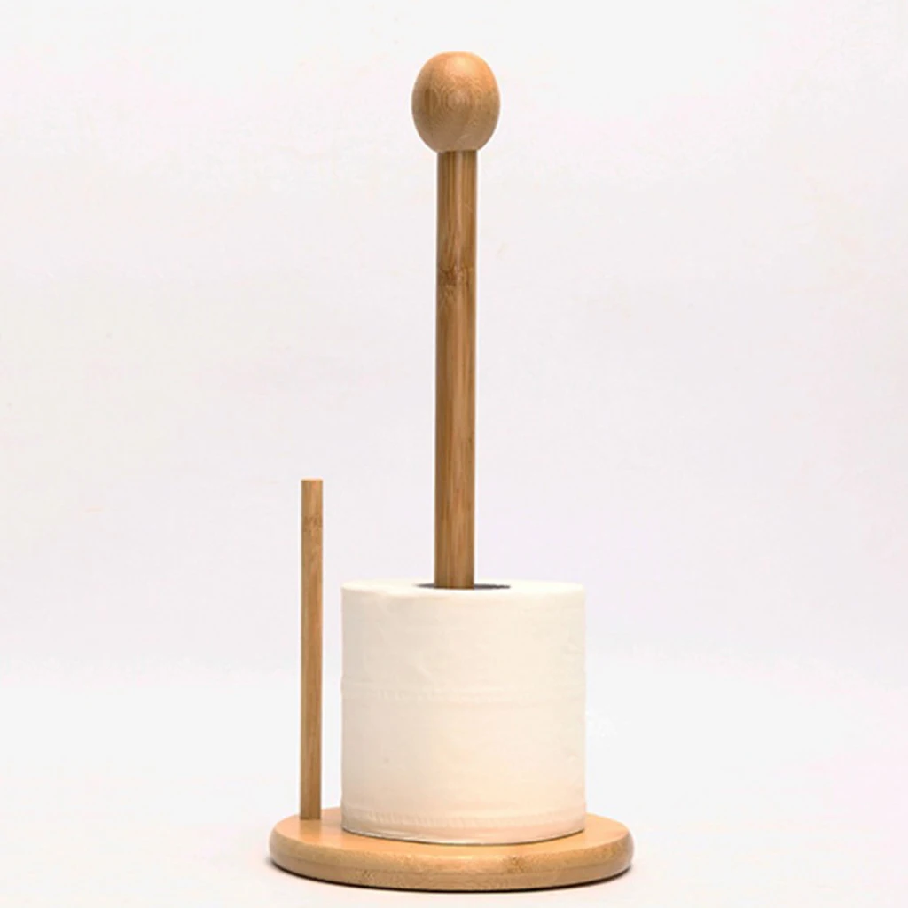 

BAMBOO TOILET PAPER HOLDER BATHROOM TISSUE ROLL STORAGE CONTAINR ORGANIZER