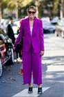 Комплект из 2 предметов на заказ (куртка + жилет), Фиолетовые женские элегантные брюки, деловые брюки, деловые костюмы для офиса
