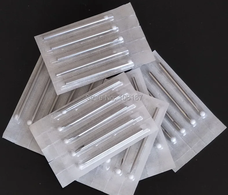 200Pcs1 6G/14G Одноразовые стерилизованные иглы для пирсинга медицинская Класс
