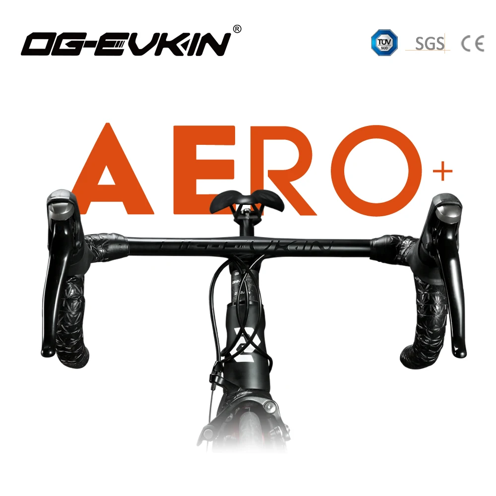 Og Evkin Hb 1000エアロ統合ハンドルバーワンピースハンドル28 6ミリメートルマット ロード400 4 440チタン自転車ハンドルバー Off