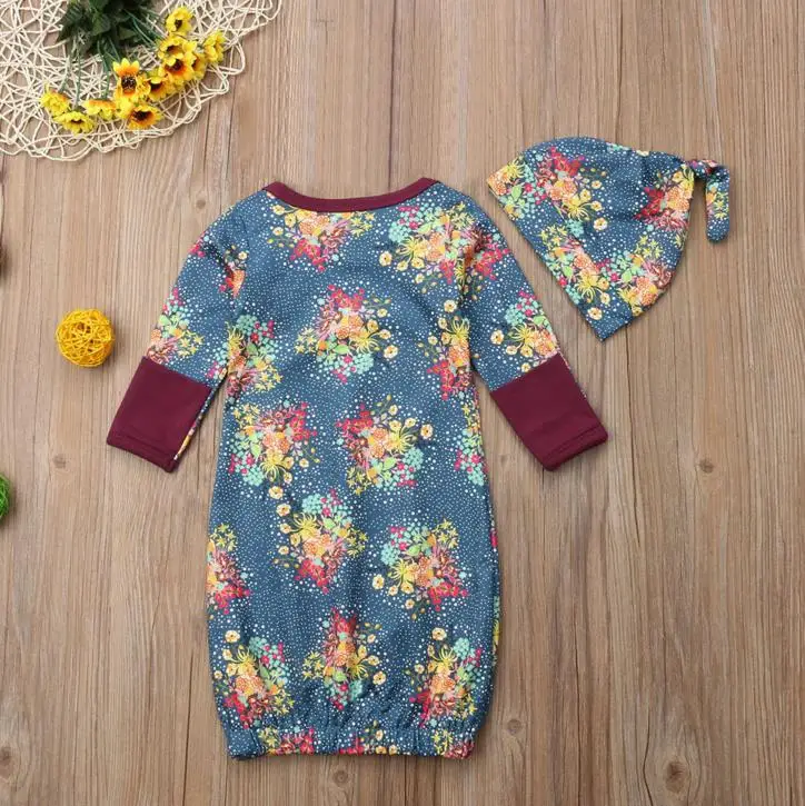 2 шт. детское одеяло муслиновая пеленка Пеленальный мешок шляпа одежда для сна