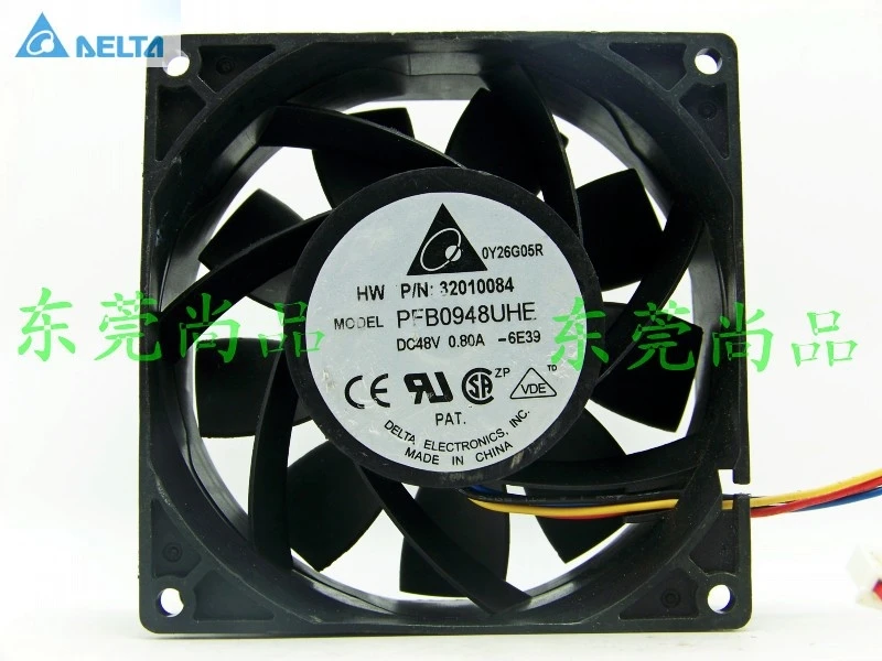 4 контактный преобразователь для delta PFB0948UHE 48В 0 80а 9038 / 9 см вентилятор охлаждения