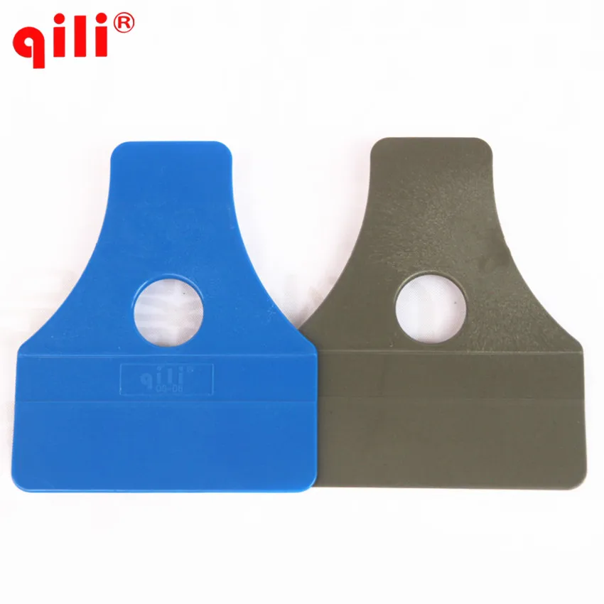 

QILI QG-12 500pcs/lot DHL Free Trapezoidal Sticker Squeegee Window Film Installation Tool Car Vinyl Tint Wrapping Scraper