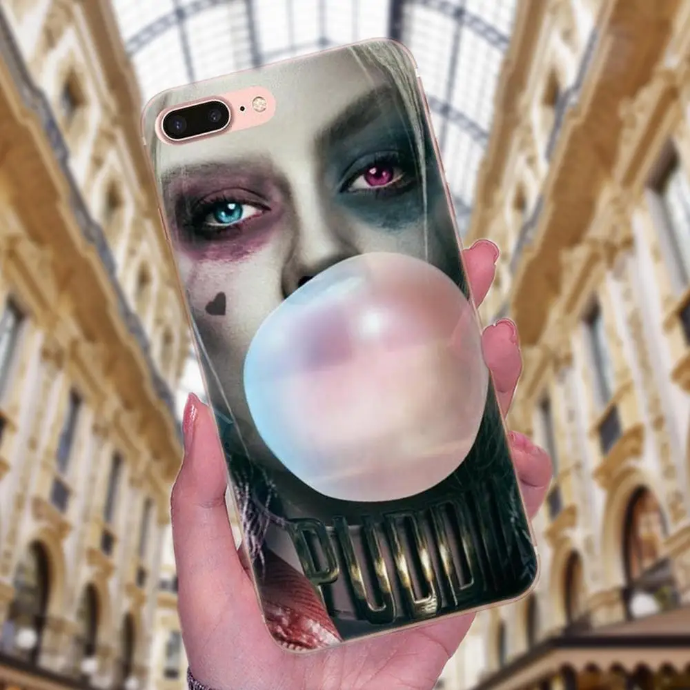 Мягкий ТПУ оригинальный для Sony Xperia Z Z1 Z2 Z3 Z4 Z5 compact Mini M2 M4 M5 T3 E3 E5 XA XA1 XZ Premium Harley Quinn