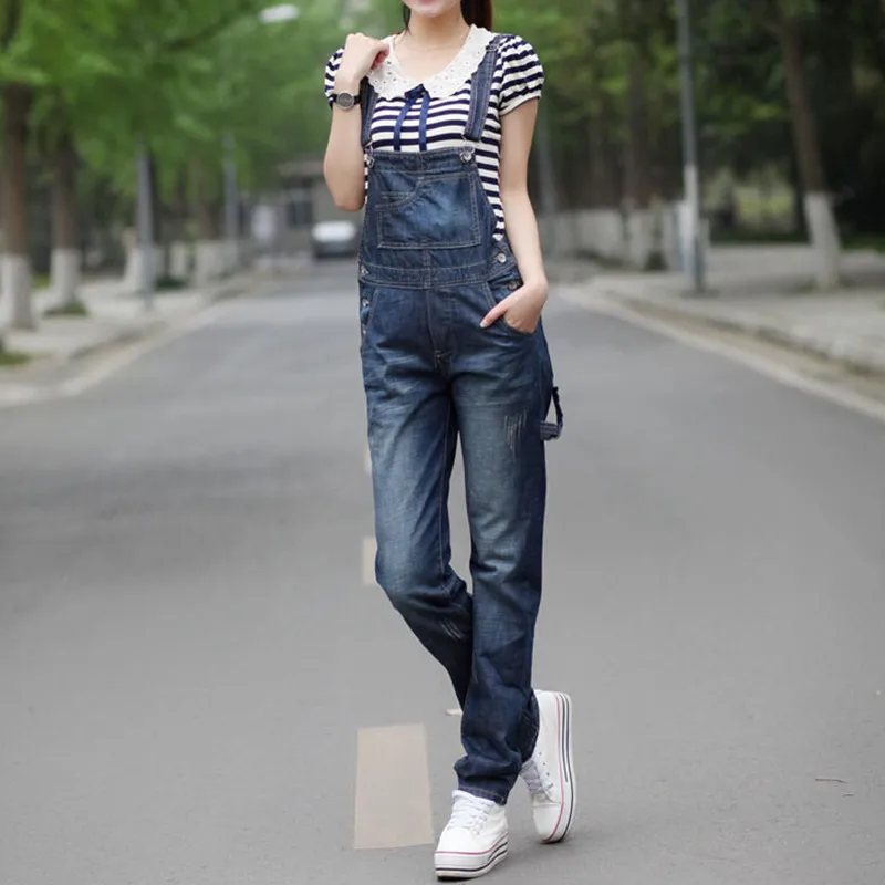 Free Shipping 2021 New Fashion Women Jumpsuits And Rompers Denim Jeans Causal Feminina Plus size XS-4XL One Piece High Quality