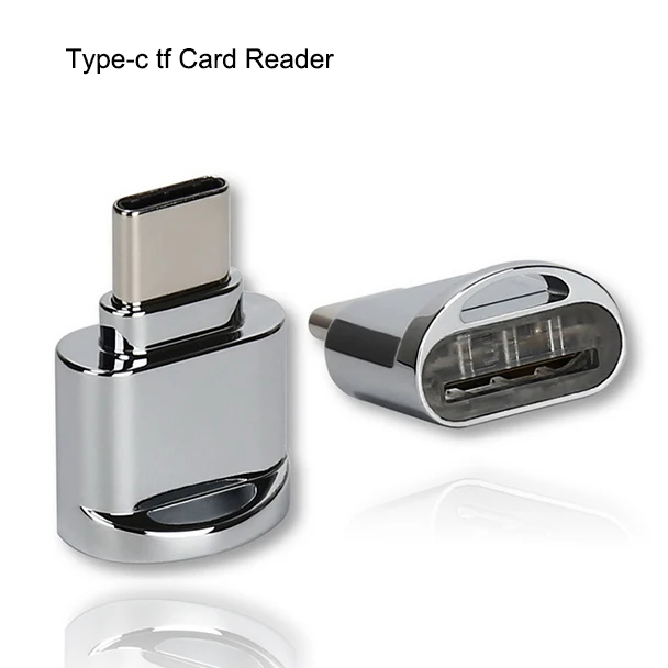 Type C &amp Micro usb 2.0 otg phone memory card reader Aluminum adapter cardreader for TF micro SD microsd readers | Компьютеры и офис