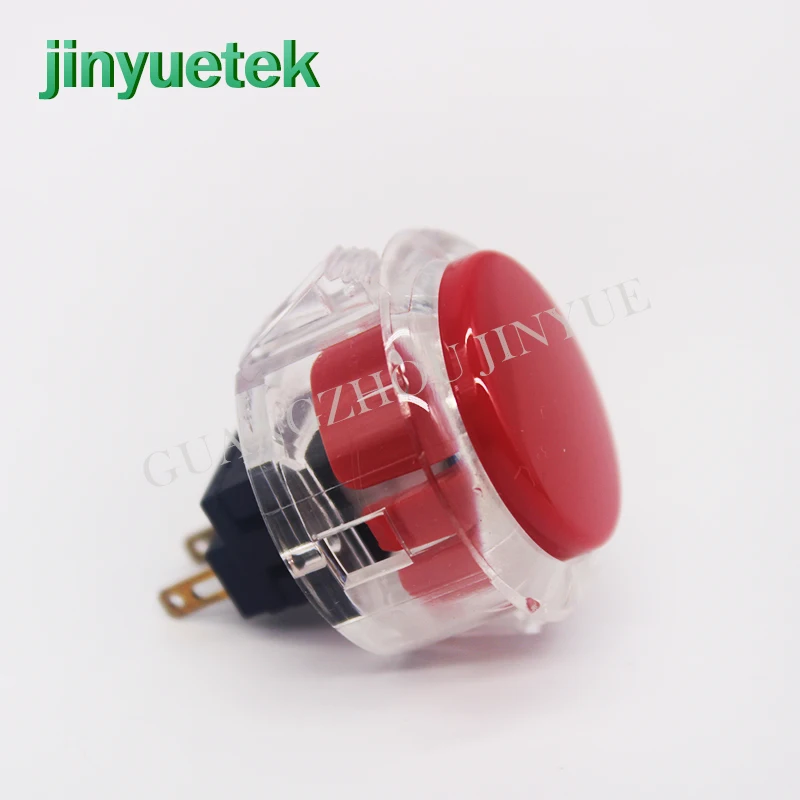 30 мм комплект аркадные кнопки Sanwa 5 в led игровой автомат Clear Edge кнопка кристалл для Jamma DIY аркадный джойстик