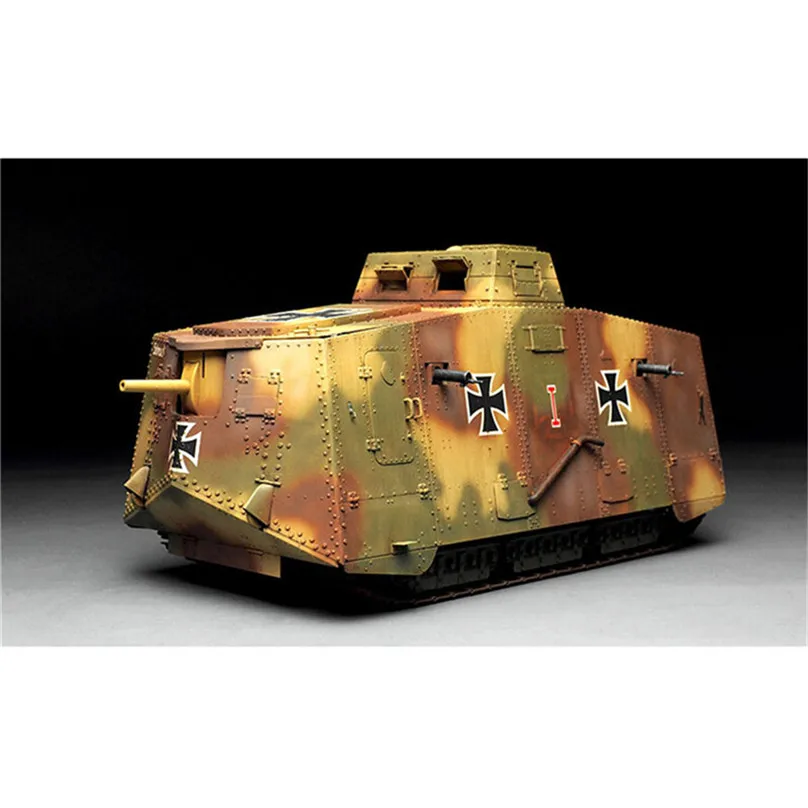 УВБ Meng TS017 1/35 Пособия по немецкому языку A7V бак Круппа Пластик Первой мировой