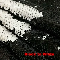 b%c2%b7y1yard black to white reversible mermaid fish scale sequin fabric sparkly fabric for dress pillow clothes backdrop