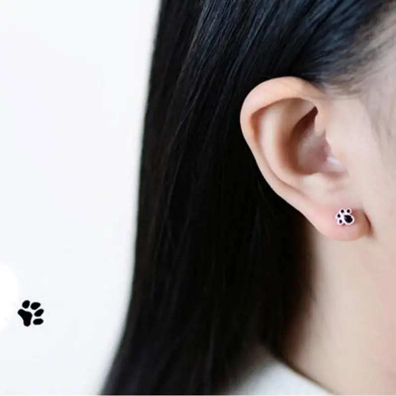 4 шт./компл. Лидер продаж с изображением милых кошечек и отпечатков лап Подвесные