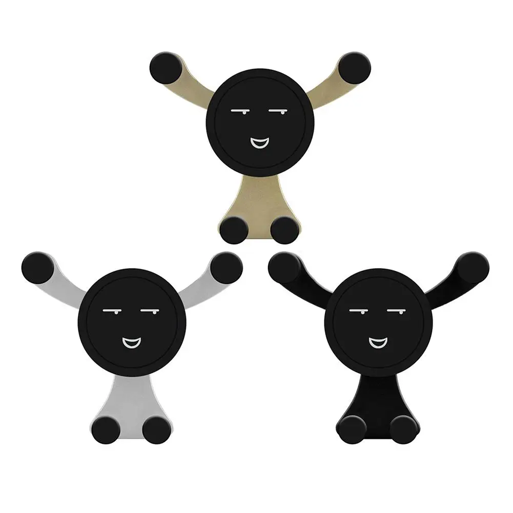 Автомобильный держатель для телефона Air Outlet смайлик в форме панды пряжка Тип