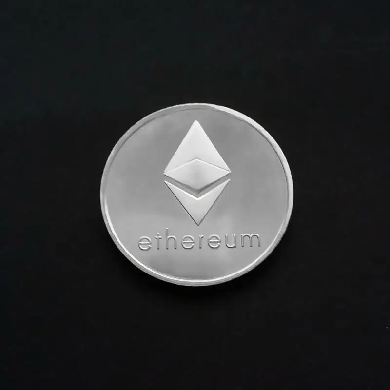 New Gold Plated Commemorative Collectible Golden Iron ETH Ethereum Miner Coins | Дом и сад