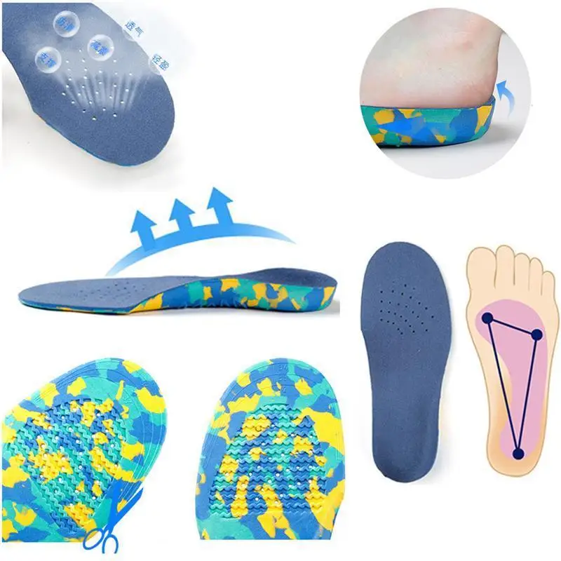 FVL Kids Children Flat Feet Arch Support Insoles Orthotic Orthopedic Shoe Inserts S M L XL XXL