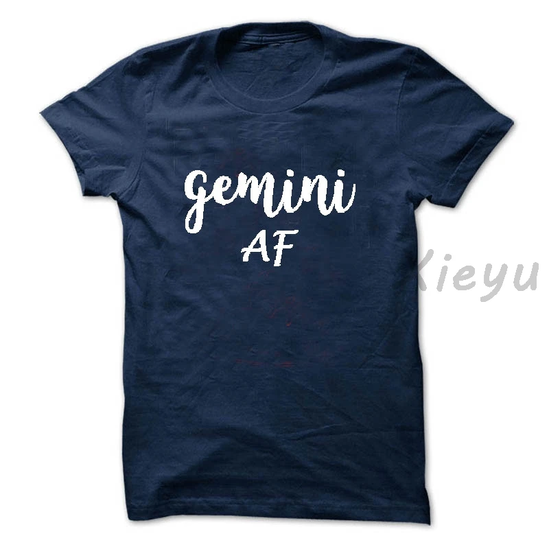 Забавная футболка gemini AF хипстерская хлопковая модная унисекс много цветов |