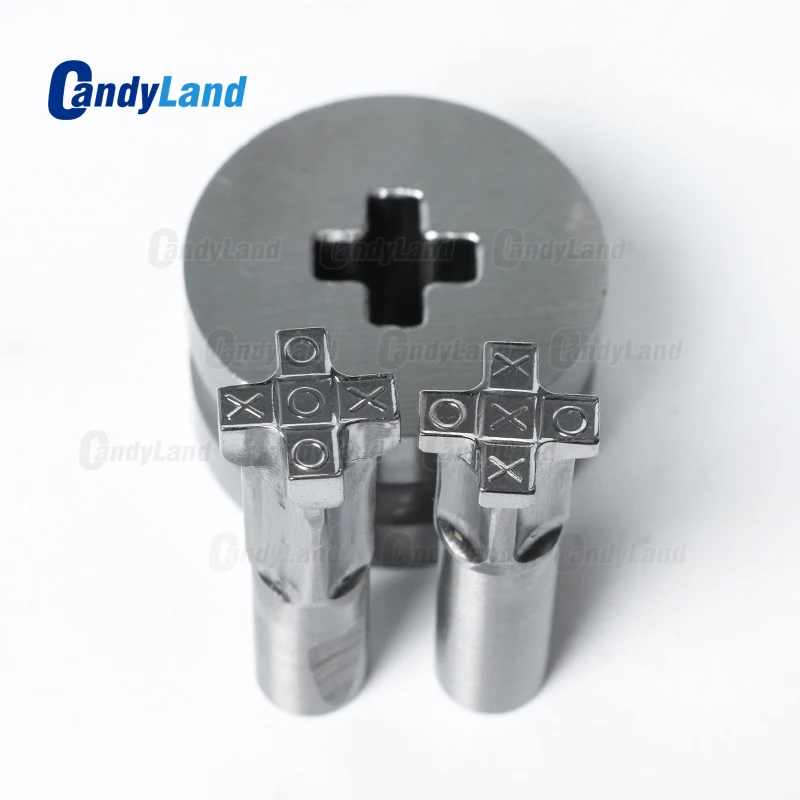 

CandyLand X O X Tablet Die Pill Press Die Candy Punch Die Set Custom Logo Punch Die Cast Pill Press For Tablet TDP Machine
