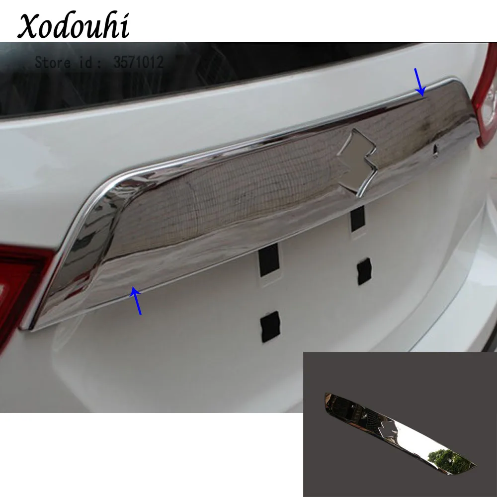 Для Suzuki S Cross Scross SX4 2014 2015 2016 2017 задняя крышка бампера рамка номерного знака панель