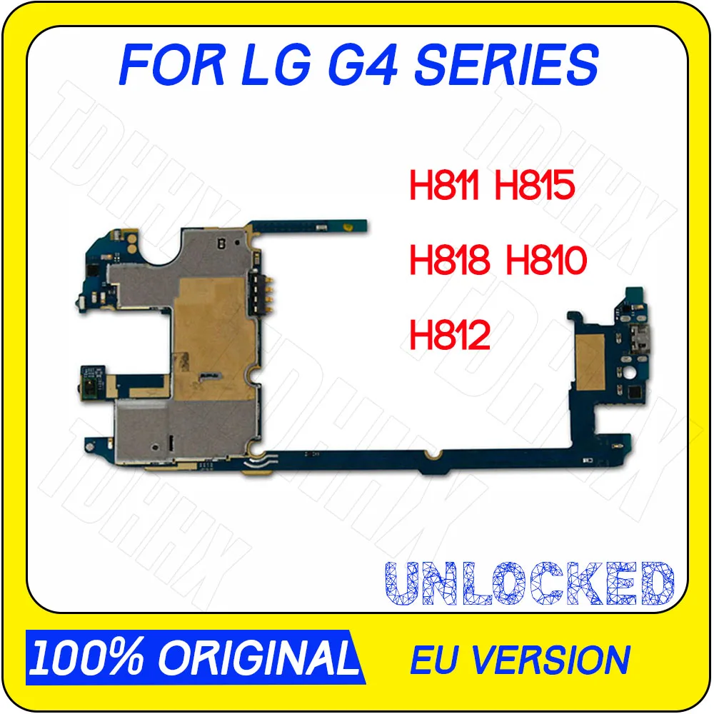 Полная Логическая плата для LG G4 H815 материнская 32 Гб оригинальная