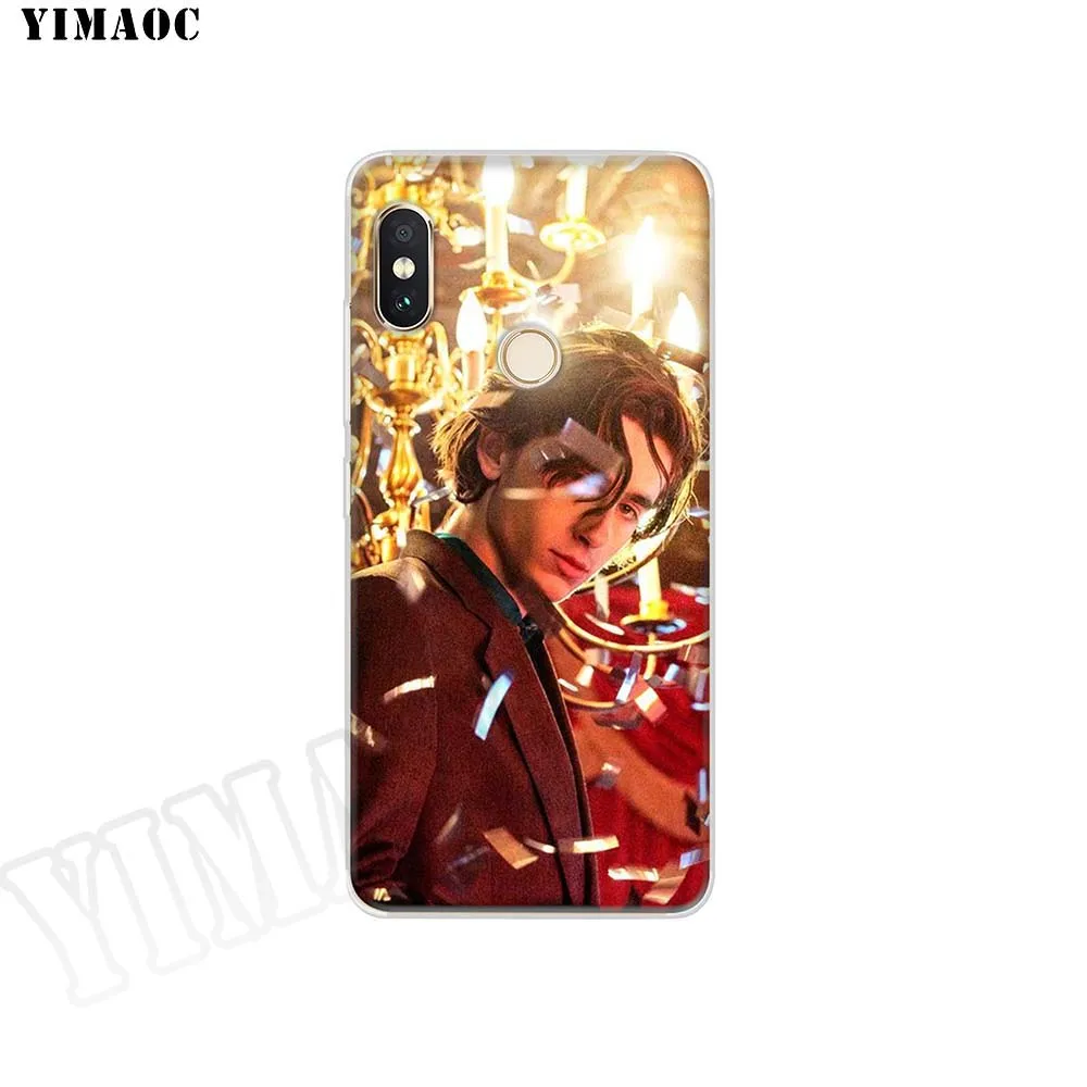 YIMAOC Timothee Chalamet Soft Silicone Case for POCOPHONE F1 Xiaomi Redmi Note 6 7 Pro 6A Mi 8 Lite TPU Cover |