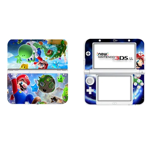 Супер Марио виниловая наклейка кожи Стикеры для нового 3DS XL LL шкуры Стикеры s для нового 3dsll Винил Защитная Наклейка - Цвет: DSLL0138