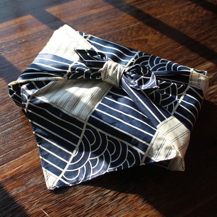 Японская оберточная ткань из хлопка и льна furoshiki/японский классический стиль