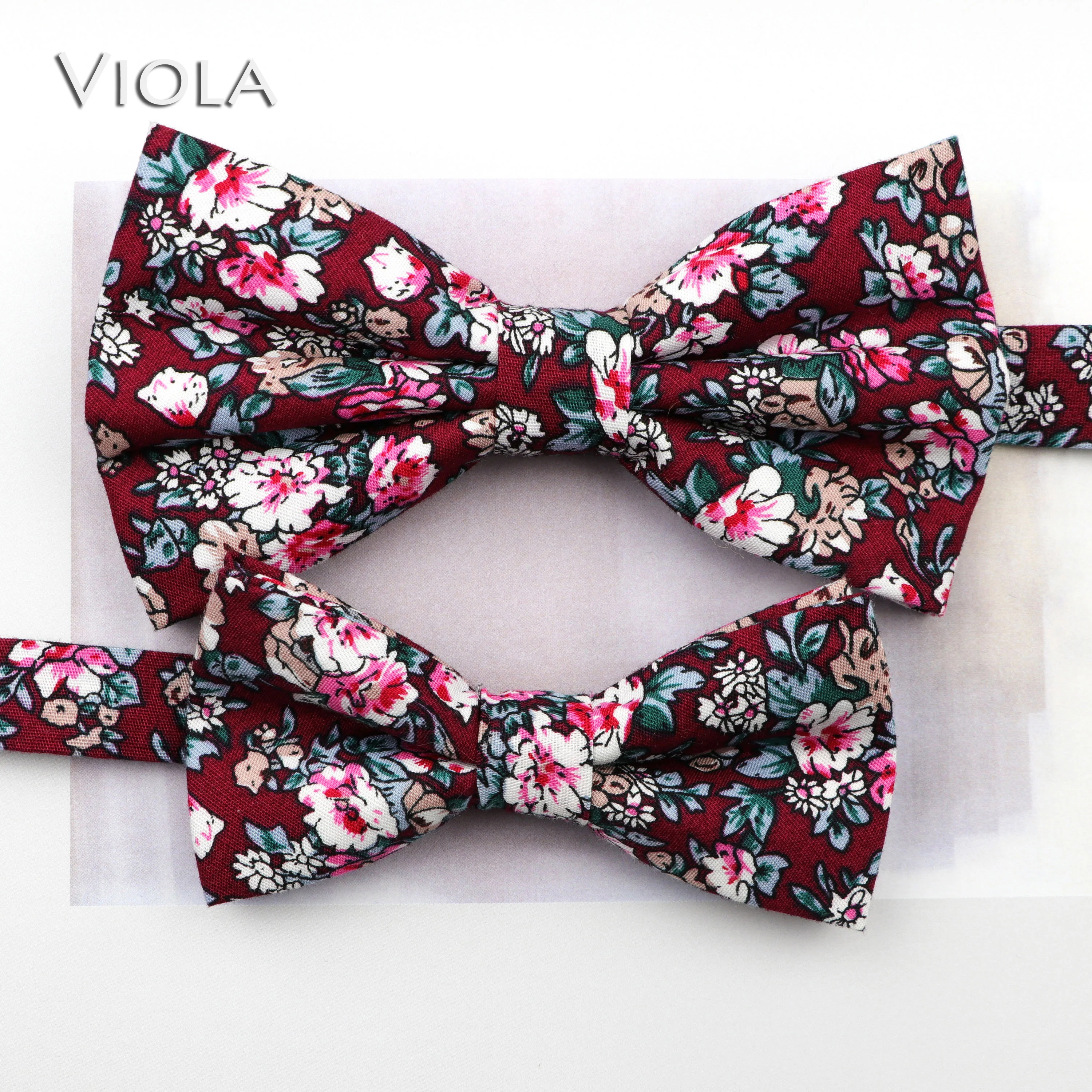 Красивые комплекты с цветочным принтом для родителей и детей бантик 100% хлопок