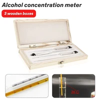 alcoholmeter alcohol meter wine concentration meter alcohol instrument hydrometer tester 3pcsset
