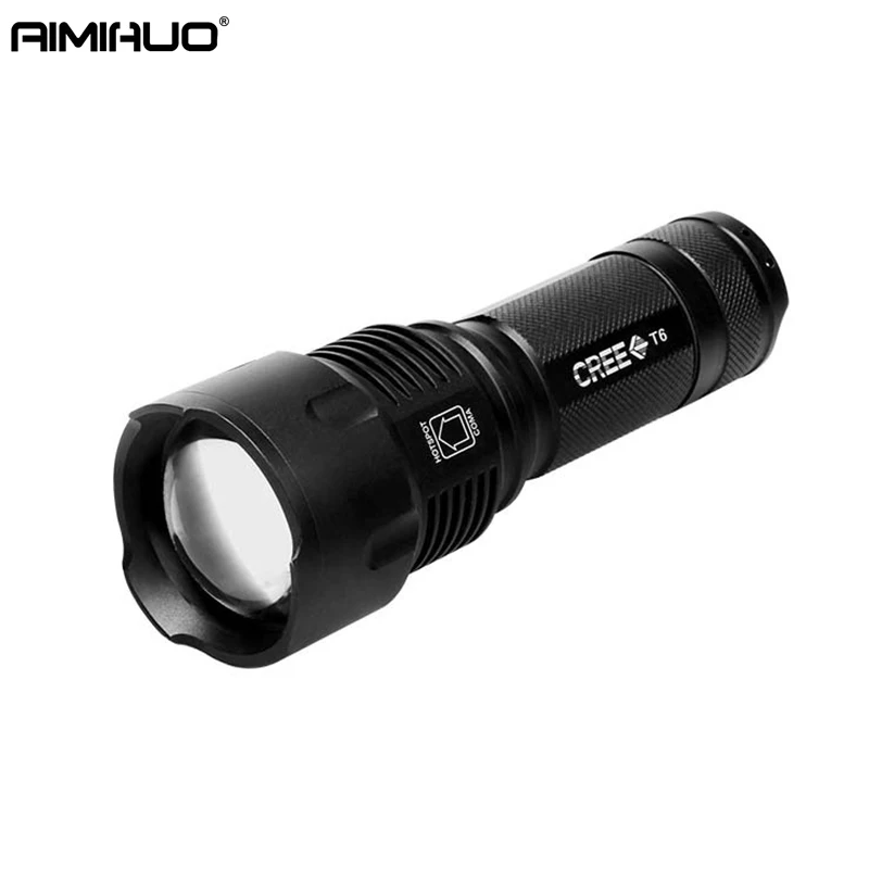 AIMIHUO X7 светодиодный фонарик факел сильный свет Длинные диапазон зумирования T6