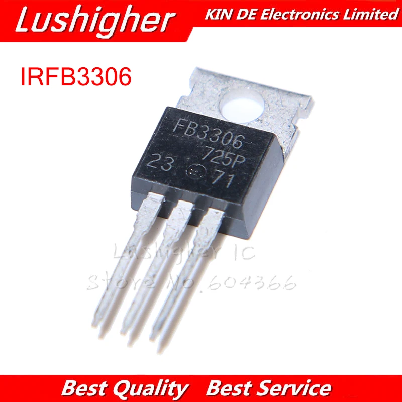 5 шт. IRFB3306 TO 220 IRFB3306PBF TO220 IRF3306 60V 160A|Интегральные схемы| |