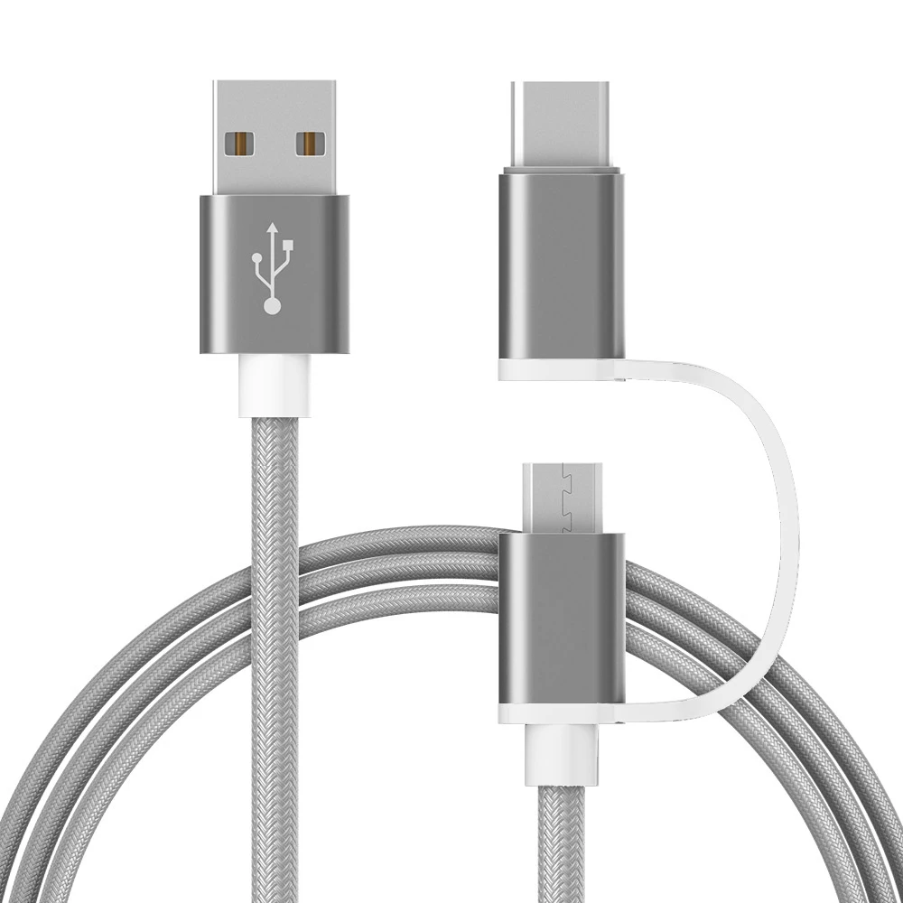 Высококачественный usb кабель Micro и Type C для передачи данных oneplus 6T 6 5 huawei honor 10 p20 mate 20