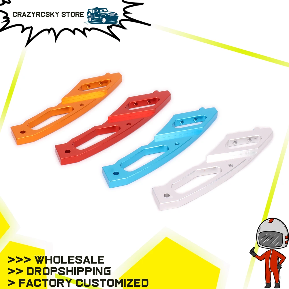 Rear Anti-Bending Plate Chassis Brace Rc Hobby Car 1/10 HPI WR8 Series Flux Rear Chassis Brace Set 6061-T6 108023 101210 101268