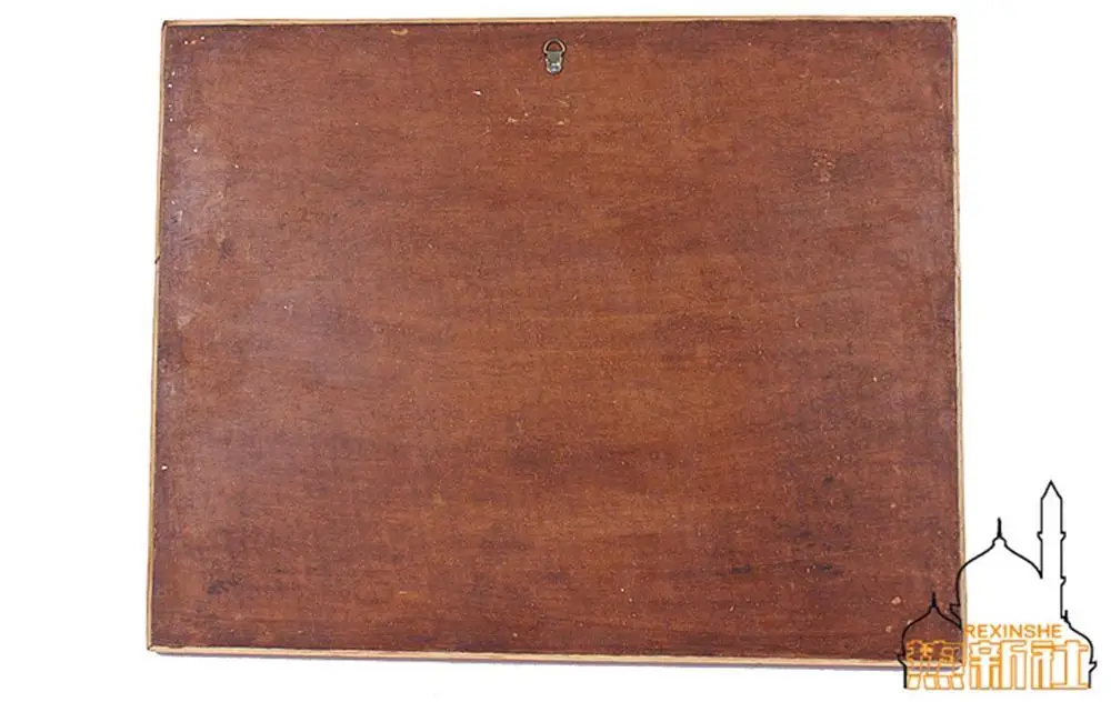 Импортированный Пакистан ручная резная древесина антикварная фигурка живопись