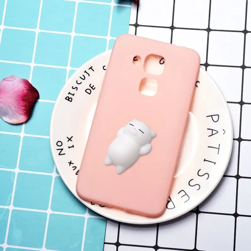 For Huawei Nova Plus Case Soft TPU Silicone Fundas Cover G9 Maimang 5 Cute 3D Squishy Cat Phone Cases |