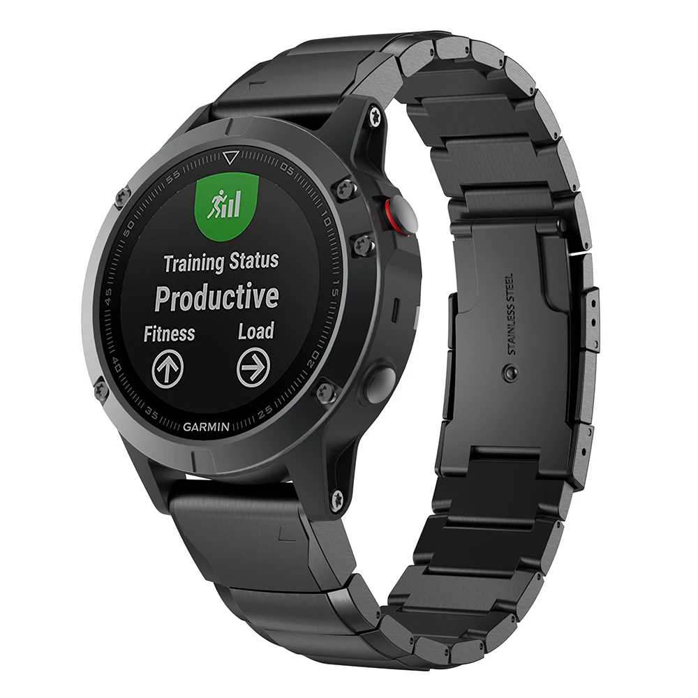 Ремешок для часов Garmin Fenix 5 классический металлический ремешок из нержавеющей