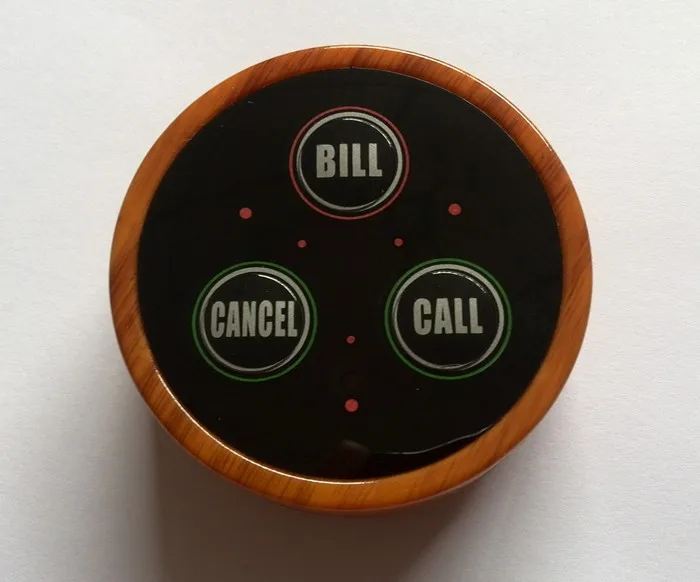 Беспроводная система вызова официанта включая Настольный звонок и приемник