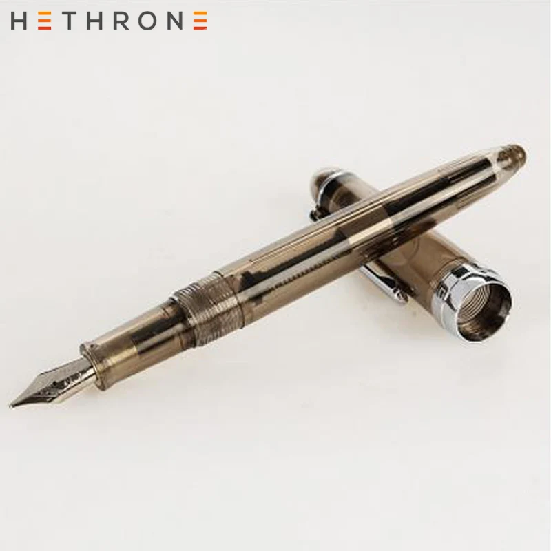 Hethrone новинка 2019 авторучки 992 прозрачный белый цвет спираль круглый корпус для