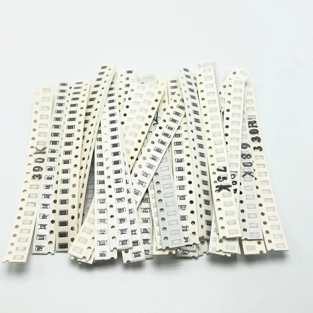 200 шт. 1% 1206 Резисторы SMD смешанный набор 10 ValueX20pcs = 1R00 R820 R750 R620 R500 R470 R330 R220 R150