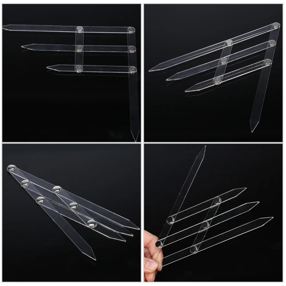 Формовочный трафарет для бровей Перманентный макияж акриловая линейка ухода за