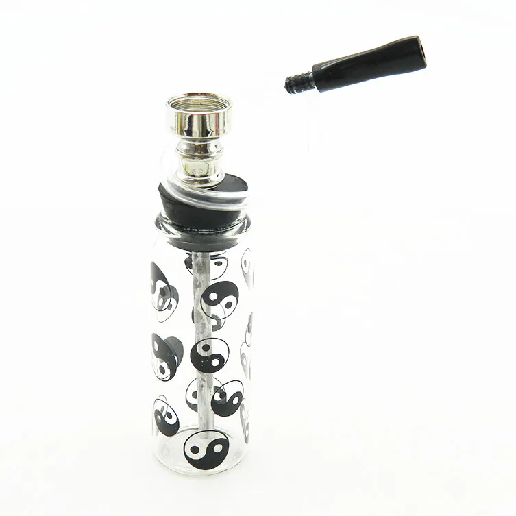 Стеклянная трубка для воды двойного использования в классическом стиле 1 шт.