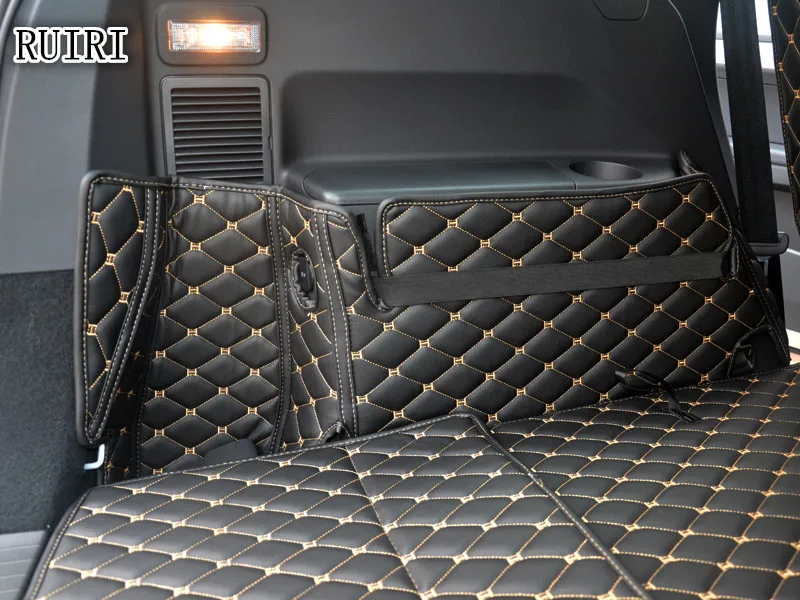 High quality! Full set car trunk mats for Volkswagen Touran 7 seats 2020 durable cargo liner boot carpets 2019-2015 |