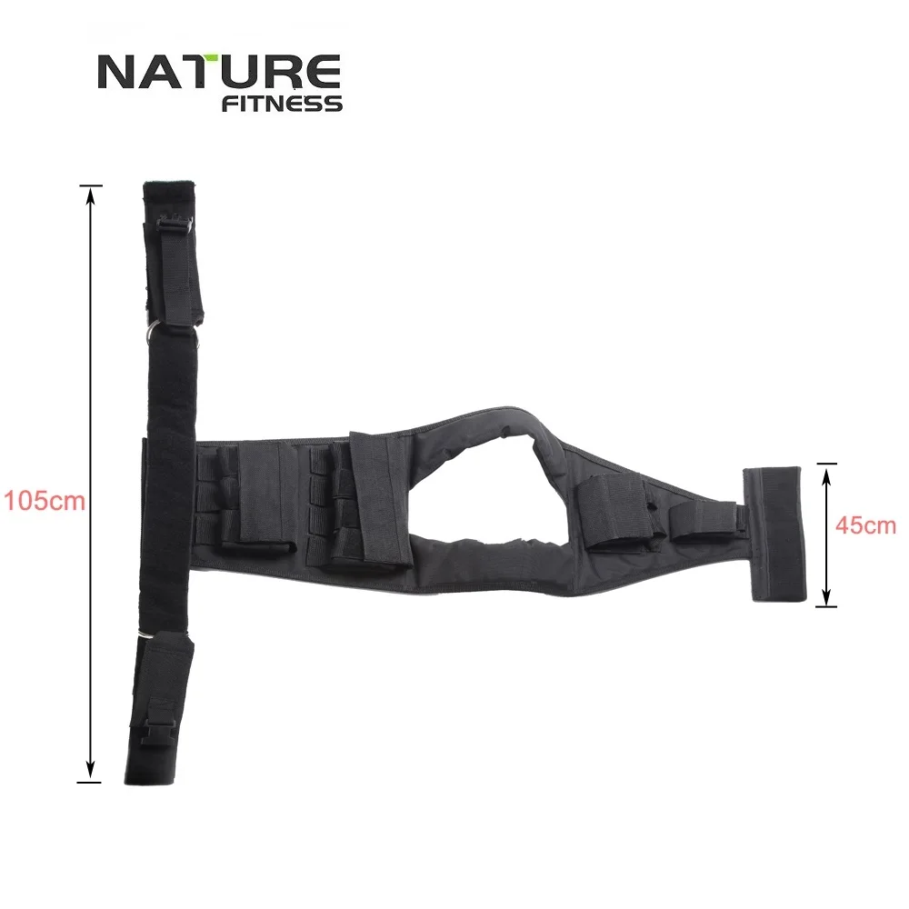 Регулируемый жилет черного цвета максимальная нагрузка 10 кг тренировочный для