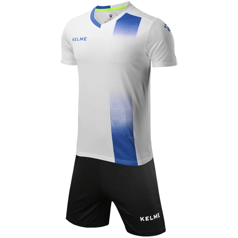 Kelme/Детская футбольная одежда; костюм из джерси с короткими рукавами; студенческий тренировочный костюм; 3883020