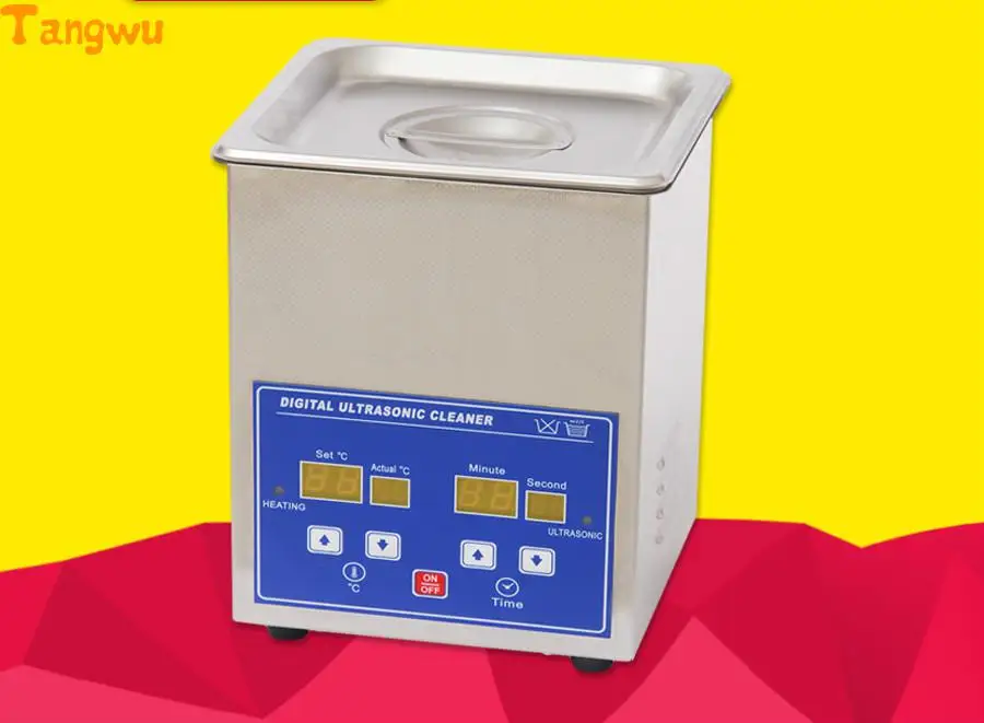 Free shipping Parts ultrasonic cleaning machine electronic parts washing small cleaner factory NEW | Бытовая техника